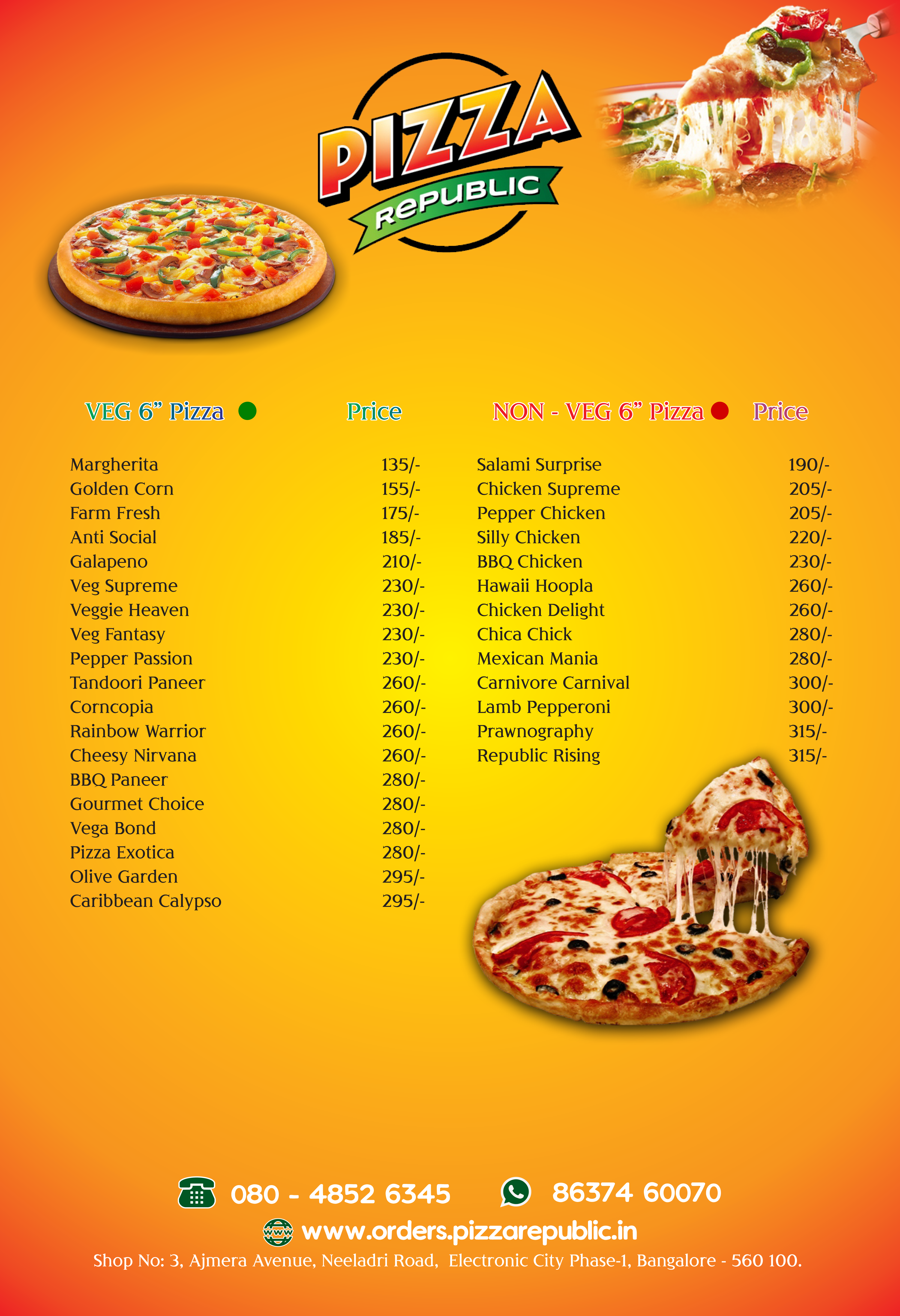 Pizza republic store